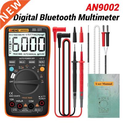 AN9002 True RMS Digital Professional 6000 Counts Bluetooth M