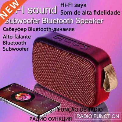 Mini Radio FM Portable Wireless Caixa De Som Bluetooth Speak