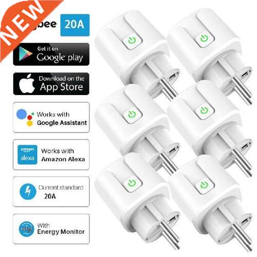 Aubess Smart Socket EU 20A AC100-250V Zigbee Smart Plug