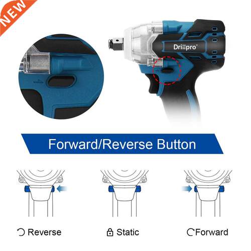 388vf Brushless Cordless Electric Impact Wrench 1/2 inch Po