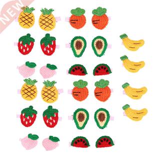 Dog Hair Clips Decorative Dog Grooming Fruit Shape