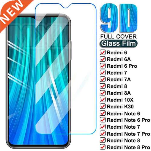 9D Screen Protective Glass On The Redmi 8 8A 7 7A 6 6A K20 K