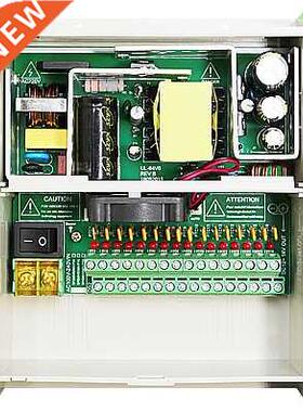 12V 8A 8000mA 96W 16 Channel Outdoor Rainproof Power Adapter