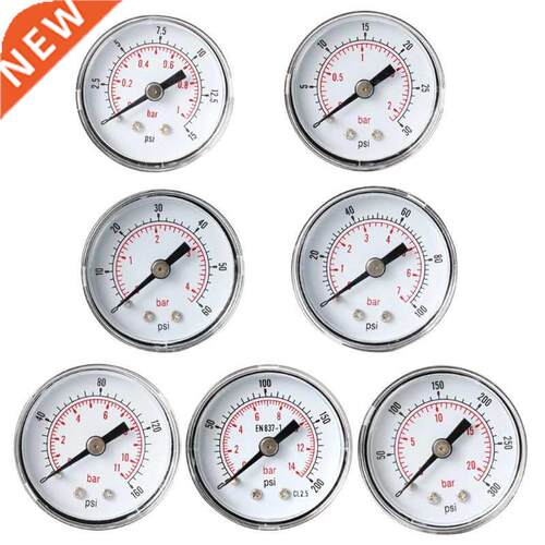 Pressure Gauge 40mm 1/8 BSPT Rear Back 15-00 PSI & B