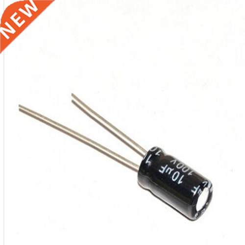 50pcs 100V 10UF 4*7mm 10UF 100V 6*11 Electrolytic capacitor