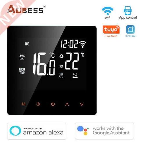 Aubess Tuya WiFi Smart Thermostat, Electric Floor Heating