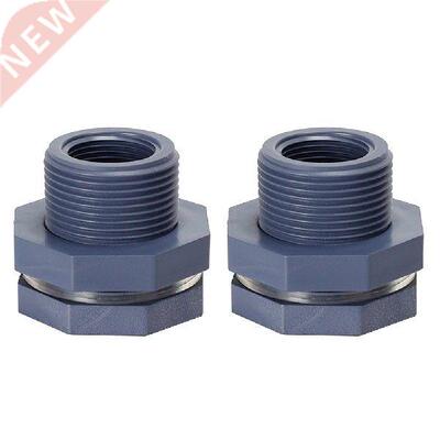 2pcs Seal Adapter Hose Water Tank Connector Female Thread