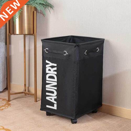 HOT Dirty Clothes Laundry Basket Foldable Storage Basket wi
