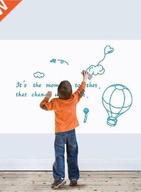 White Bord Dry Erse Removble Vinyl Wll Sticker Decl