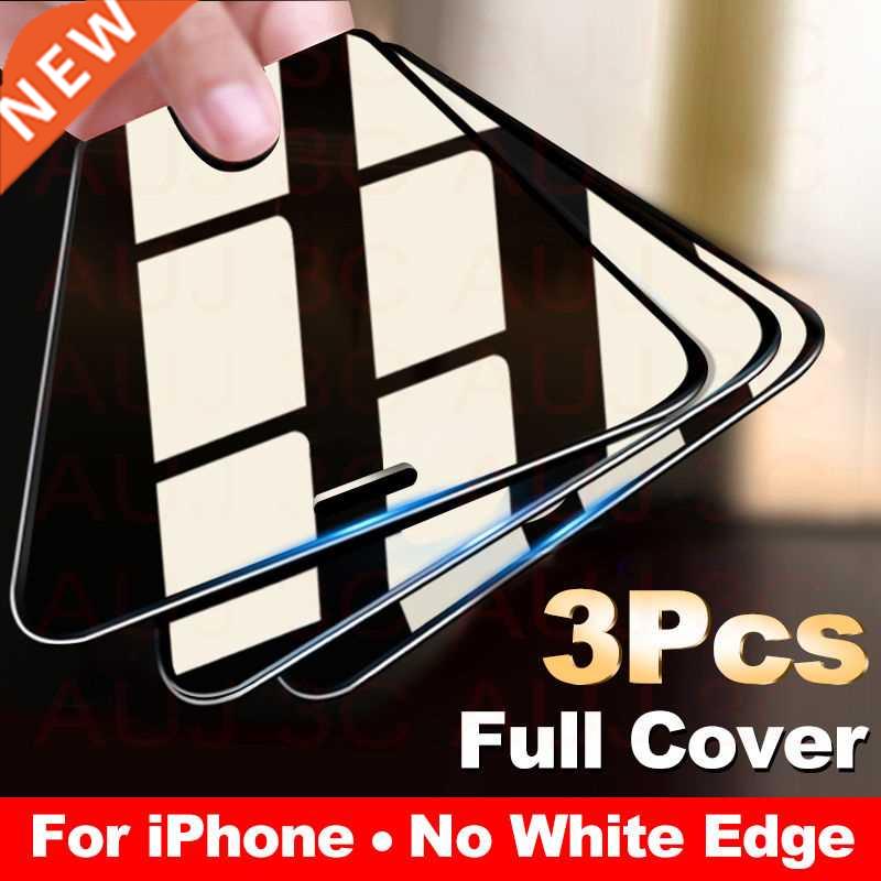 mpered Glass Film On iPhone X XR XS Max Screen Protector Cur