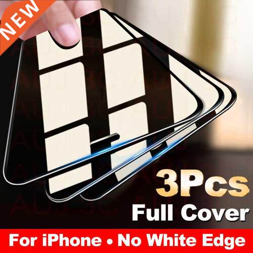 mpered Glass Film On iPhone X XR XS Max Screen Protector Cur