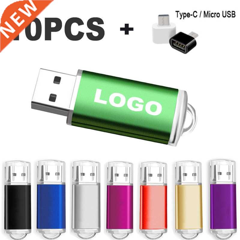 10PCS/lot Colour USB Flash Drive 2.0 4GB 8GB 16GB Mini Memor