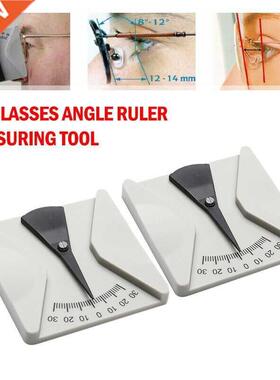 2pcs Eyeglasses Angle Ruler Glasses Measuring Tool Protracto