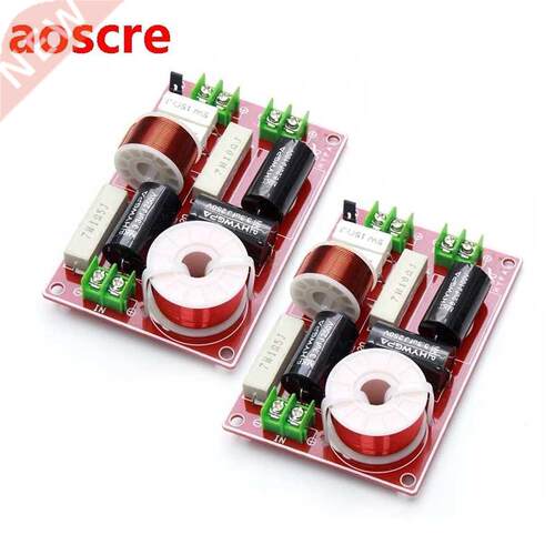 2PCS 2 Way 200W Audio Treble Bass Frequency Divider Home The