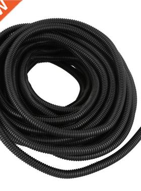 50 Ft Split Wire Loom Conduit Polyethylene Tubing Black Colo