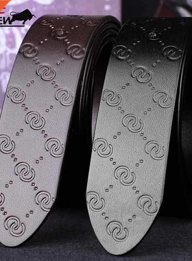 3.8cmg male leather female belt tie belt belt waist tide he