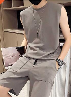 Korean Fashion 2 Piece Set Summer Clothes For Men Inside Hom