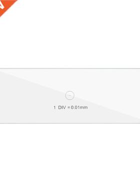 0.01mm Microscope Stage Micrometer 1DIV Optical Glass Caliba