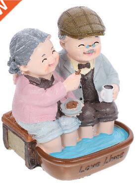 Couple Figurines Figurine Cake Grandparents Topper