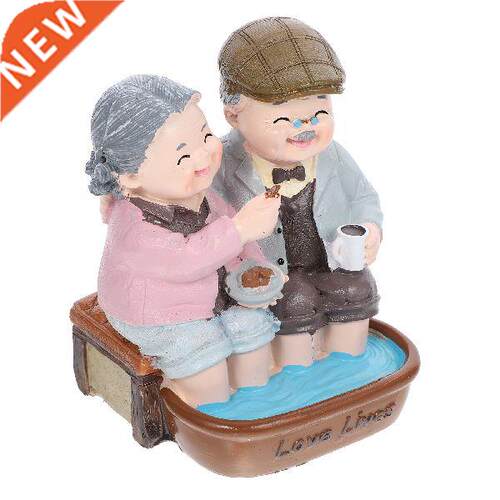Couple Figurines Figurine Cake Grandparents Topper