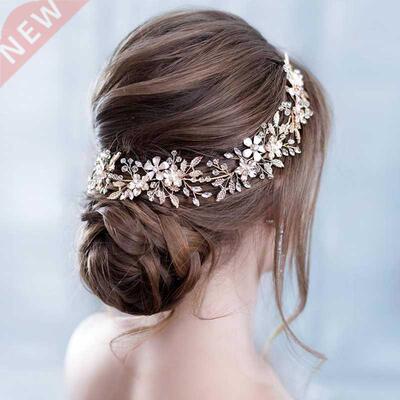 rendy Bridal Flower Hair Jewellery Crystal Rhinestone Handma