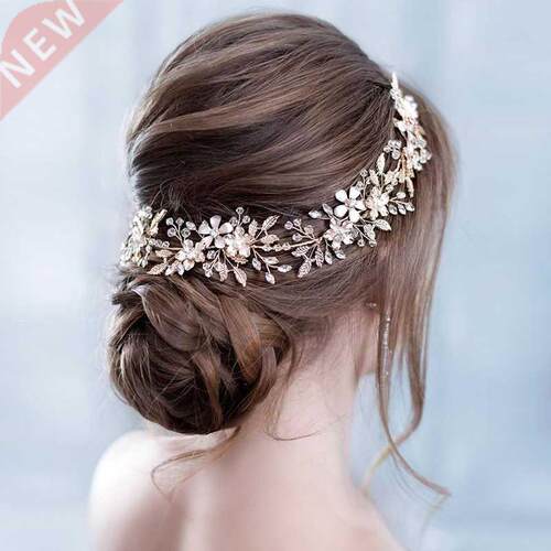 rendy Bridal Flower Hair Jewellery Crystal Rhinestone Handma