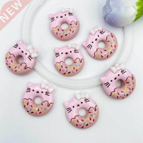 10pcs/lot kawaii resin Cute Doughnut cake flatback cabochons