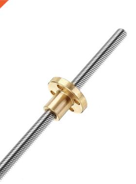 150mm T6 Lead Screw 6mm Thread 1mm Pitch Lead Screw with Fla