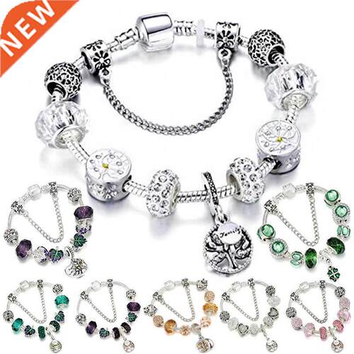 High Quality Pandora Charm Ladies 925 Silver Bracelet DIY Fa