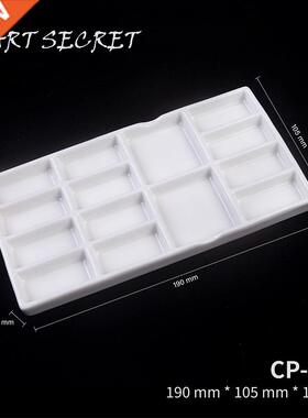 Samina Round Paint Palette Tray Ceramics for Acrylic Oil Wat