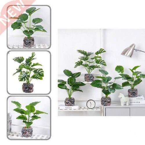 18 Heads 30/50cm Artificial Silk Palm Plant Leaves Summer