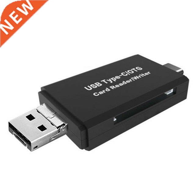 Universal USB2.0 Type-c 2 In 1 OTG Card Reader High-speed Tr