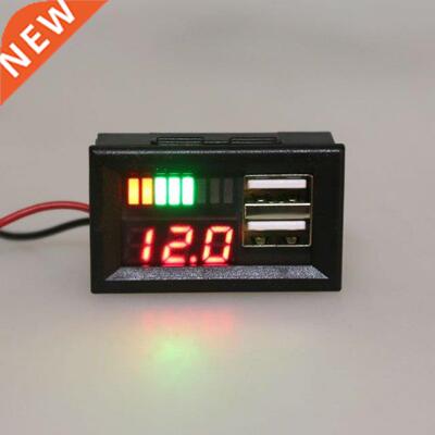 12V Digital Motorcycle Voltmeter Voltage attery Panel Meter
