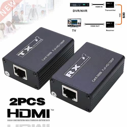 Newest HDMI-compatible Transmitter Receiver Extension Cable