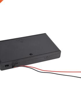 2 Pcs 8 x AA 12V Holder Case Box Wired ON/OFF Switch w Cove