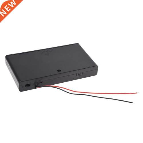 2 Pcs 8 x AA 12V Holder Case Box Wired ON/OFF Switch w Cove