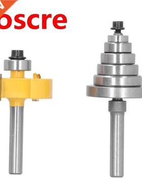 Rabbet Router Bit Interchangeable Rabbeting Bearing Set for