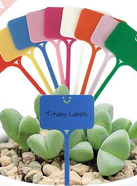 100pcs Garden T-type Plant Markers Label Pot Planter Vegetab
