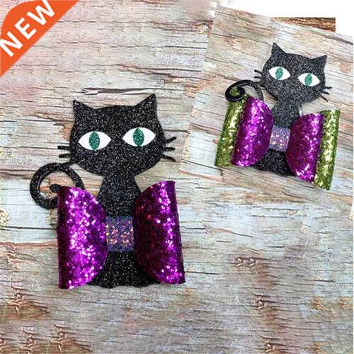 Beautiful cutting die bow cat template  scrapbook metal