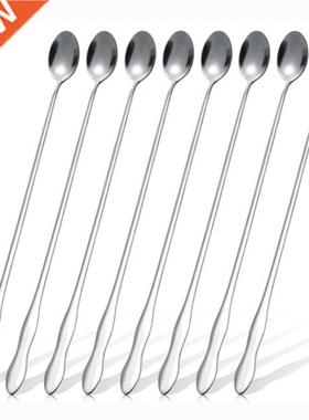 8 Pcs B Spoon Stirring Spoons Cocktail Spoon Long Handle M