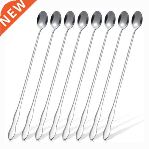 8 Pcs B Spoon Stirring Spoons Cocktail Spoon Long Handle M