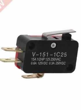 100Pcs V-151-1C25 Micro Limit Switch SPDT NO NC Snap Action