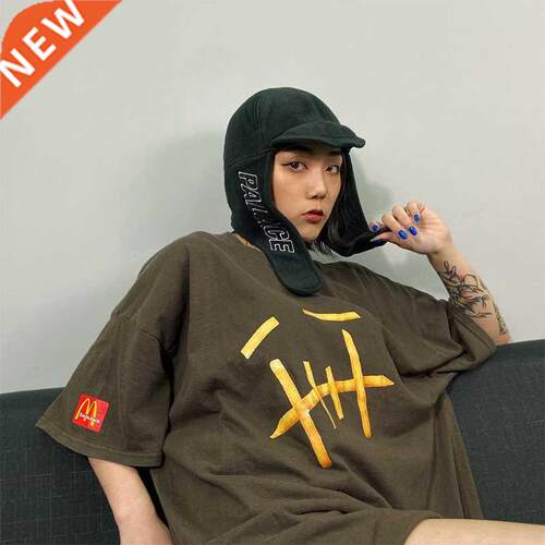 Rapper Cactus Jack French Fries Print T-shirt Men Women Trav