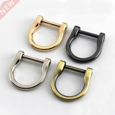 1piece Metal Detachable removable open screw D Ring buckle s
