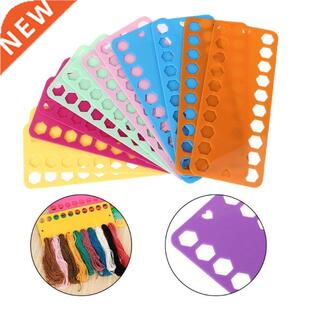 12pcs Plastic Cross Stitch Embroidery Floss Thread Bobbins w