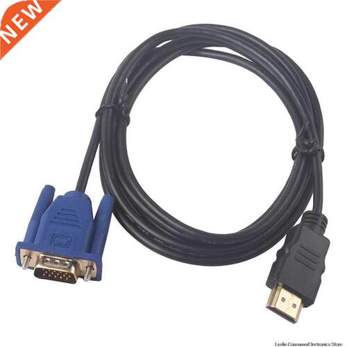 1 M HDMI-compatible Cable HDMI-compatible To VGA 1080P HD Wi