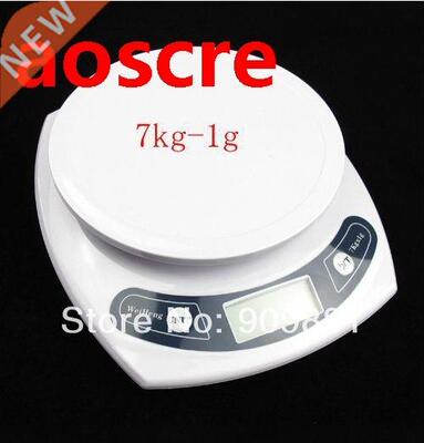 7kg*1g Portable Digital LCD Kitchen Scale Food Diet Postal