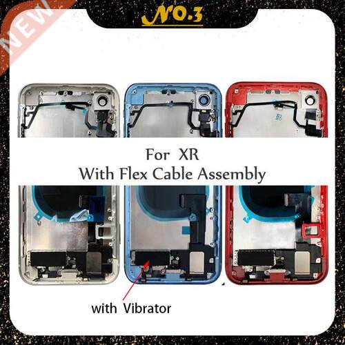 Full Back Cover For iphone XR/X Housing Battery Door Middle