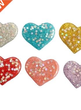 G6DA Glitter Love Heart Diamond Painting Cover Minder Pictur