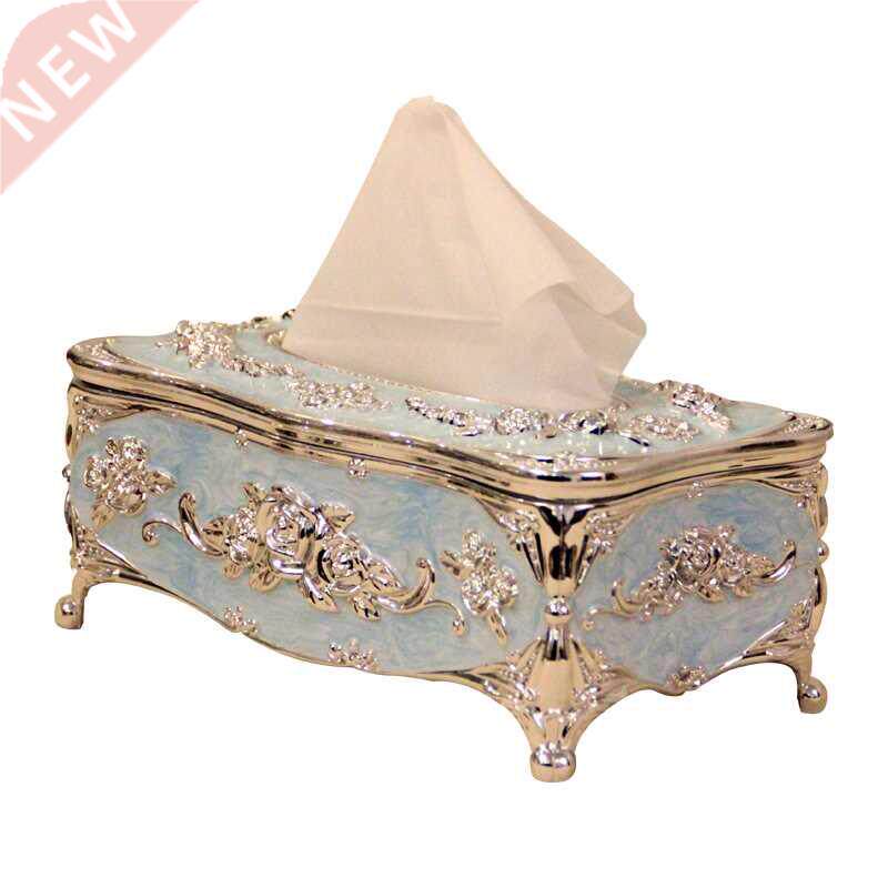 Luxury European Tissue Box Cover Case Rectangle Houseware